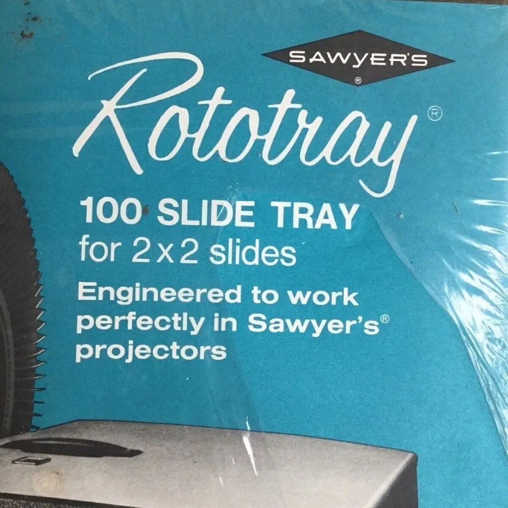 NWT Sawyer's Rototray 100 Slide Tray for‎ 2 x 2 Slides Brand New Sealed